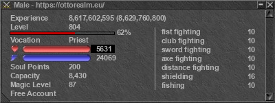 Signature for player Male