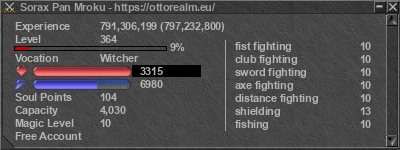 Signature for player Sorax Pan Mroku