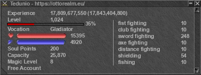 Signature for player Tedunio